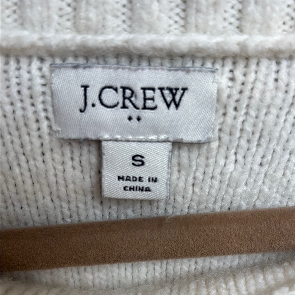 JCREW Women's Off White Sweater (S) - Picture 2 of 3